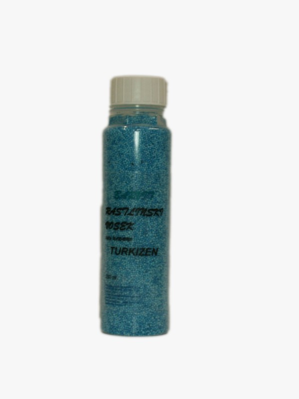 GRANULATED NATURAL WAX turquoise 250 ml