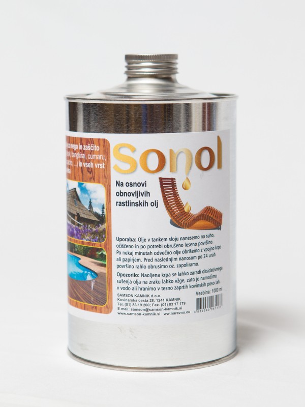 SONOL natural outdoor tropical wood protection 1 l