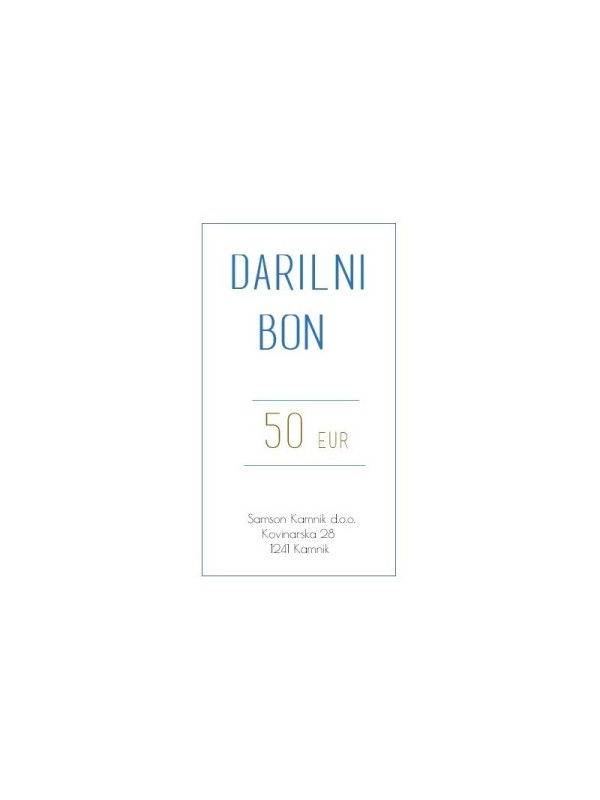 DARILNI BON       50  EUR