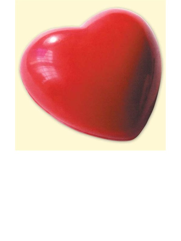 Two-part soap mold - LARGE HEART