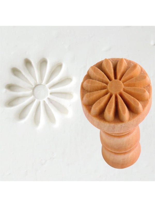 ŠTAMPILJKA lesena CVET  25 mm