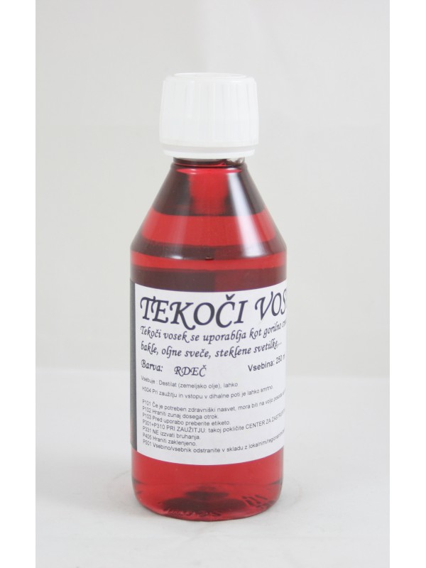 TEKOČI VOSEK - RDEČ