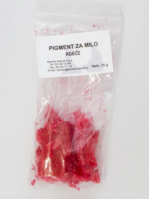 Pigment za milo, Rdeč 25 g