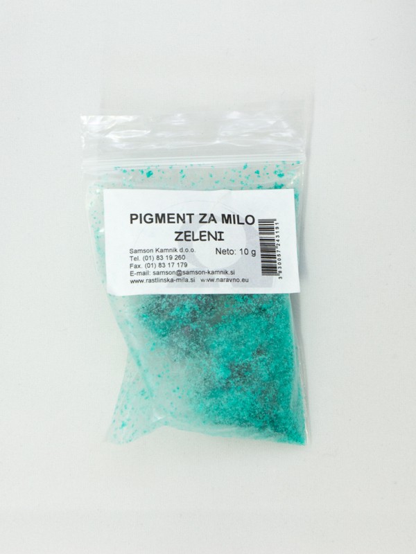 Pigment za milo, Zelen 10 g