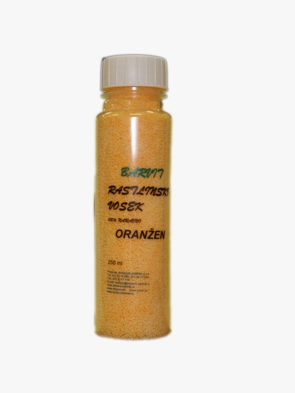 Rastlinski vosek oranžen 250 ml