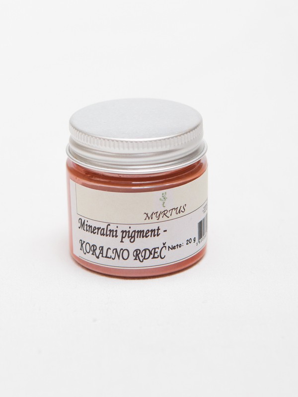 Mineralni pigment, koralno rdeč 20 g
