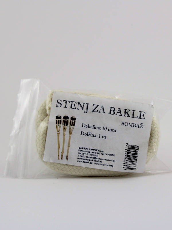 COTTON WICK FOR TORCHES 10 mm - 1m