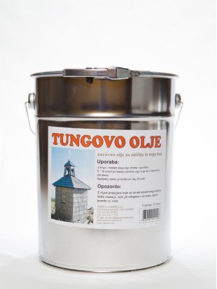 TUNGOVO OLJE za zaščito lesenih površin 1 l
