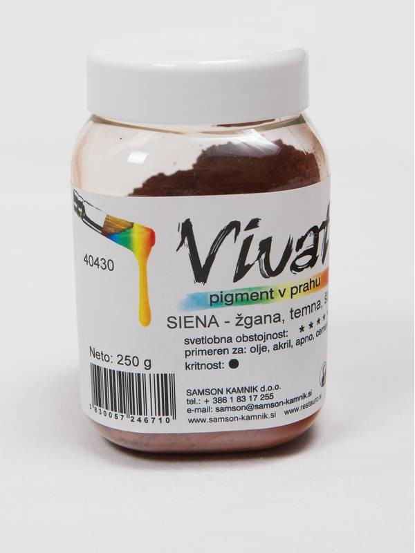 VIVAT Siena burnt, dark, no.3 250 g