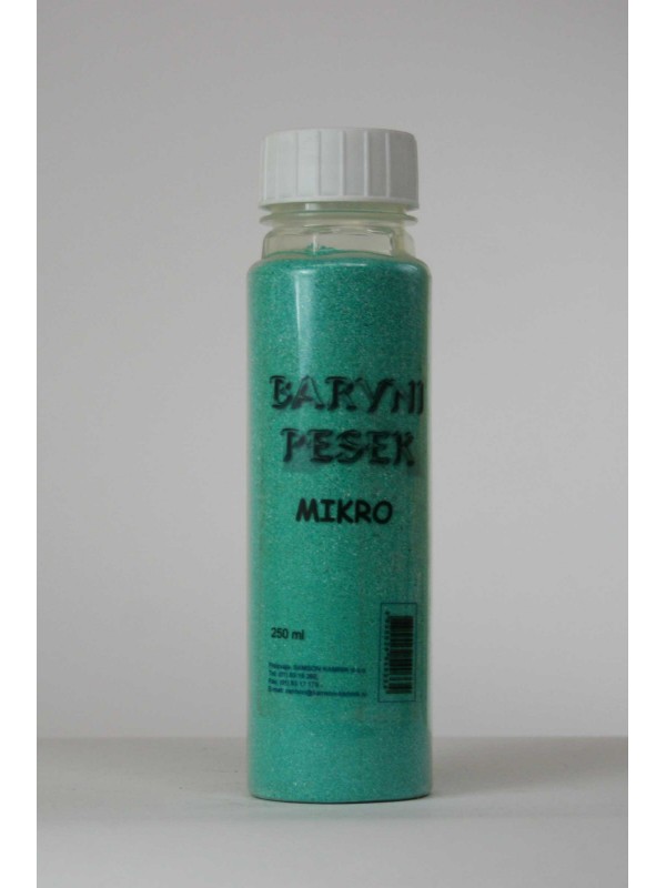 BARVIT MIKRO Barvni pesek ZELEN 250 ml