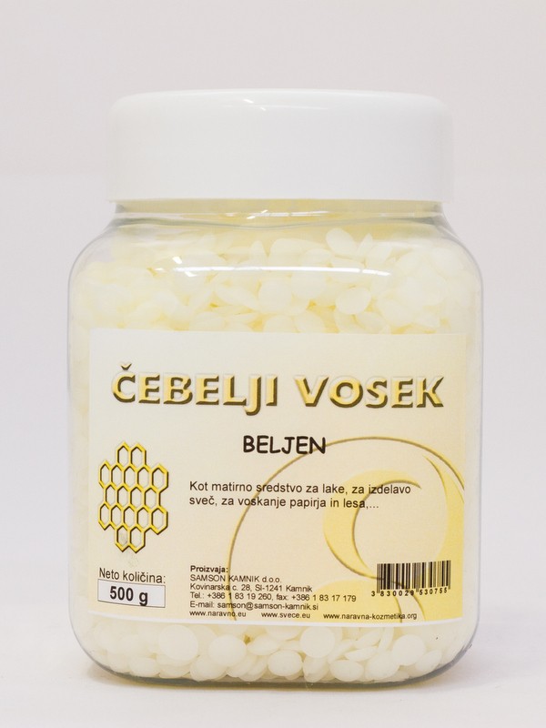 Čebelji vosek beljen 500 g