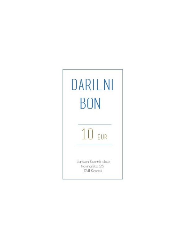 DARILNI BON       10  EUR