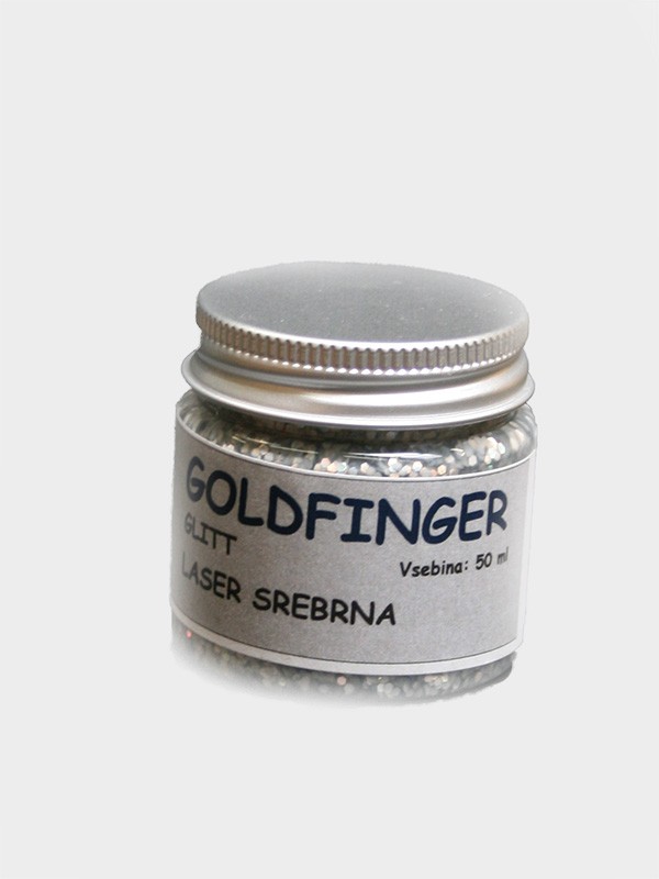 Goldfinger Glitt, laser srebrna 50 ml