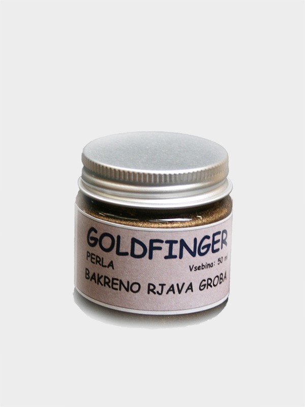 Goldfinger Perla, bakreno rjava, groba 40 ml