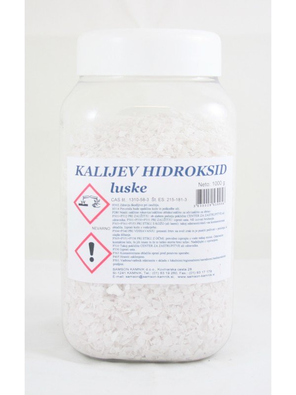 POTASSIUM HYDROXIDE scales 1 kg