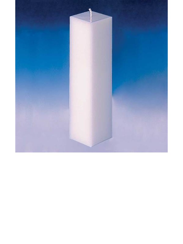 KVADER- enodelni kalup za sveče  50 x 220 mm