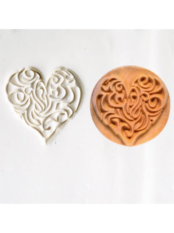 Wooden stamp HEART